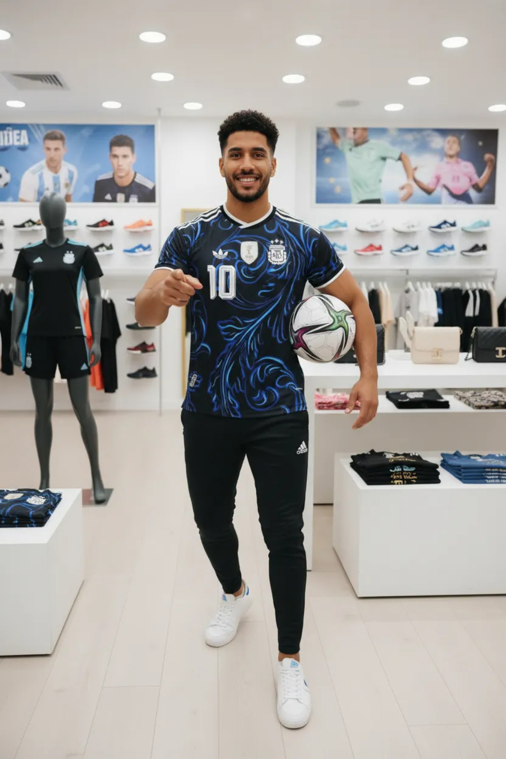 Image of THE BLAZZE Men Printed Round Neck Polycotton Blue T-Shirt