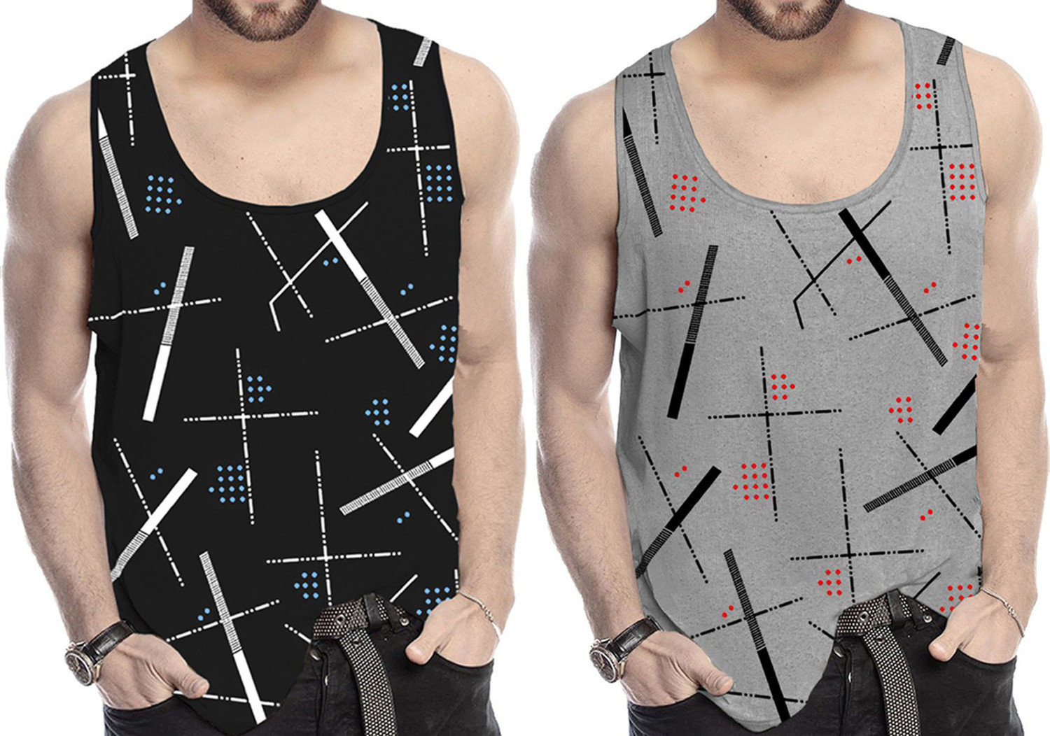 Image of TRIPR Pack of 2 Men Vest