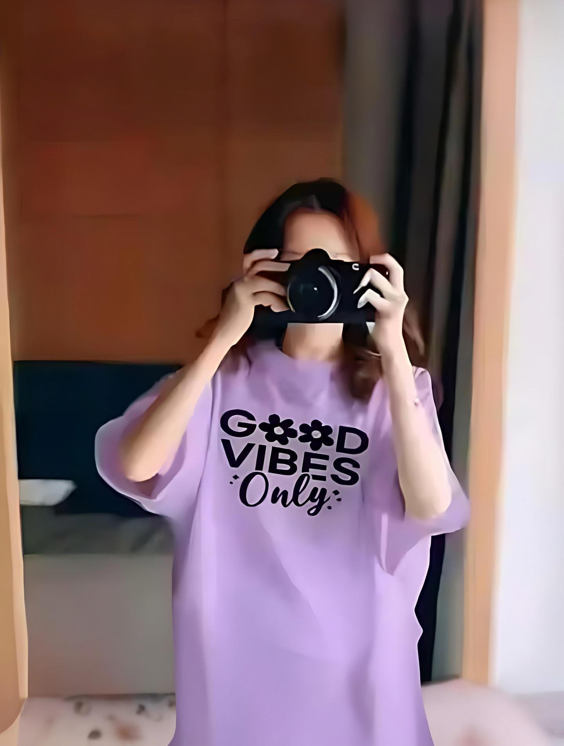 Image of RUBYKNITS Women Printed Round Neck Polyester White T-Shirt