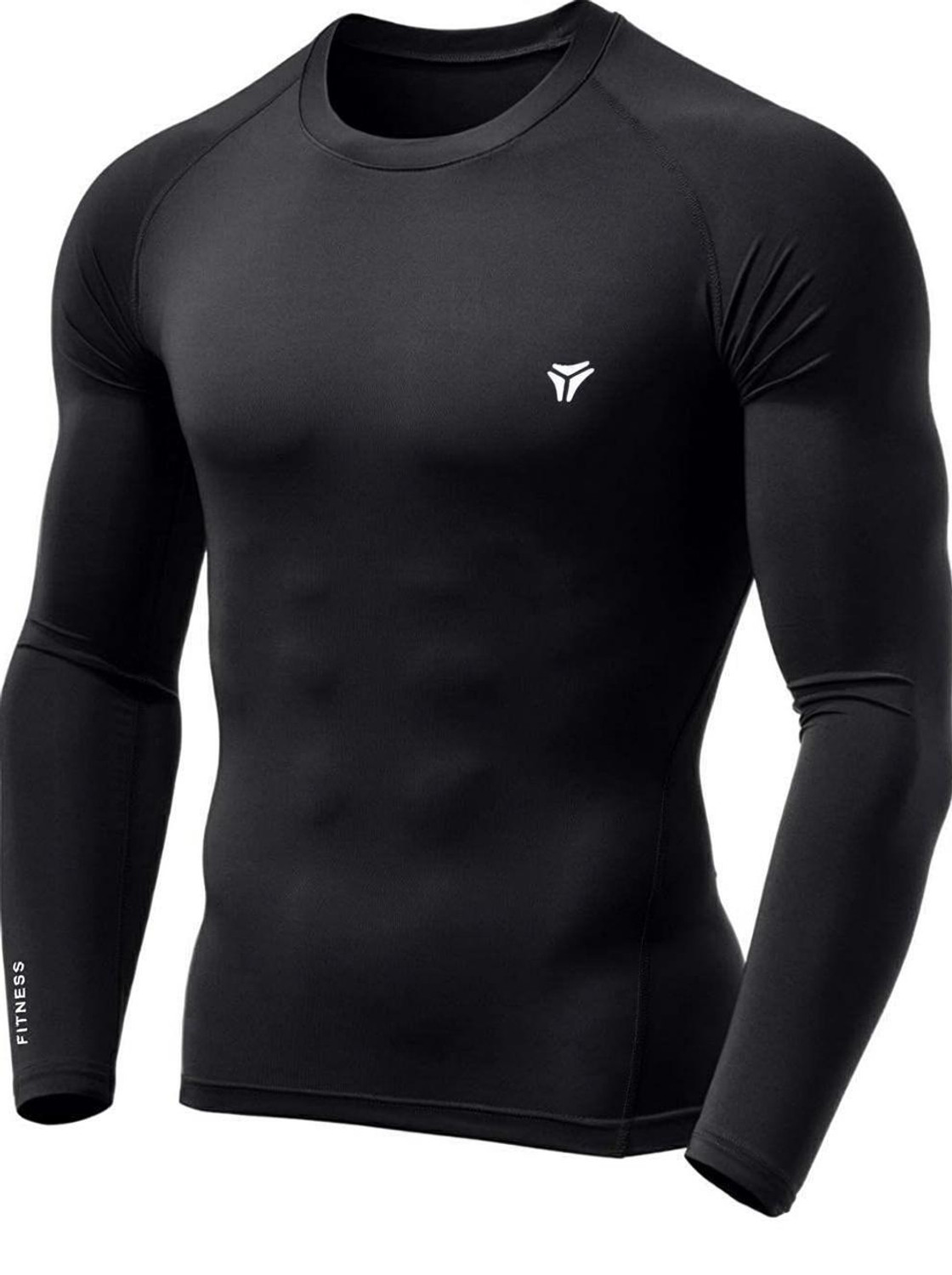 Kyk Solid Men Round Neck Black T-Shirt - Image 6