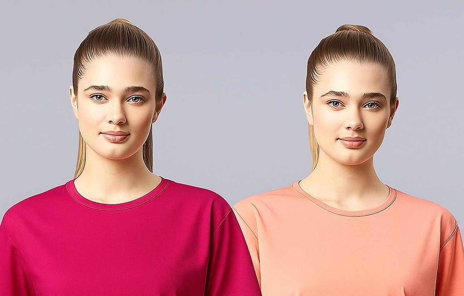 Image of Attirea Women Graphic Print Round Neck Polyester Pink T-Shirt