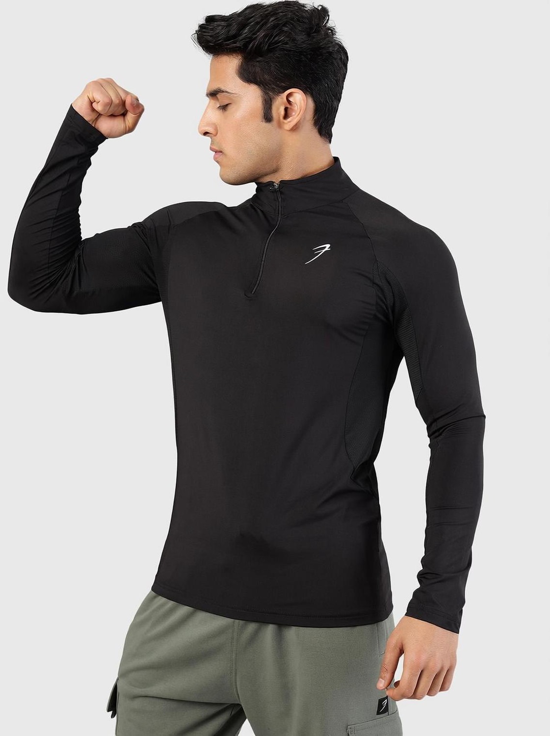 FuaarK Men High Neck Black T-Shirt - Image 6