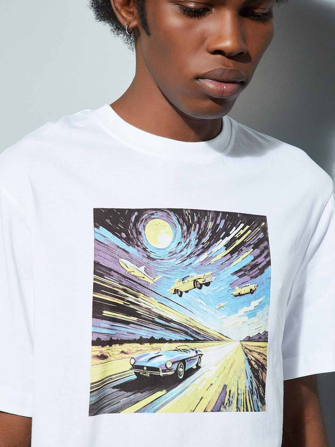 Image of Gildan Men Solid Round Neck Pure Cotton Gold T-Shirt