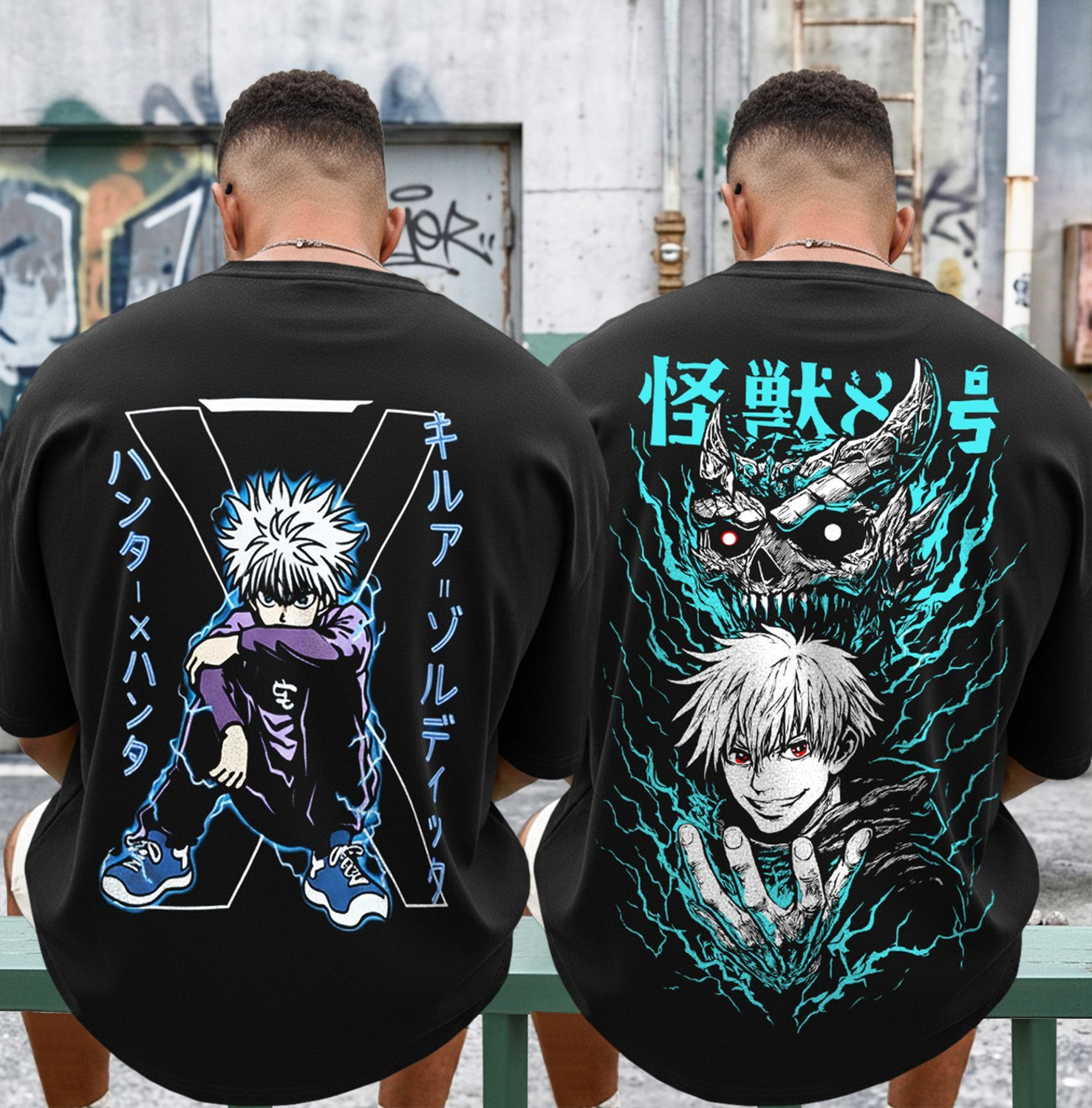 TRIPR Men Black T-Shirt Pack of 2 - Image 1
