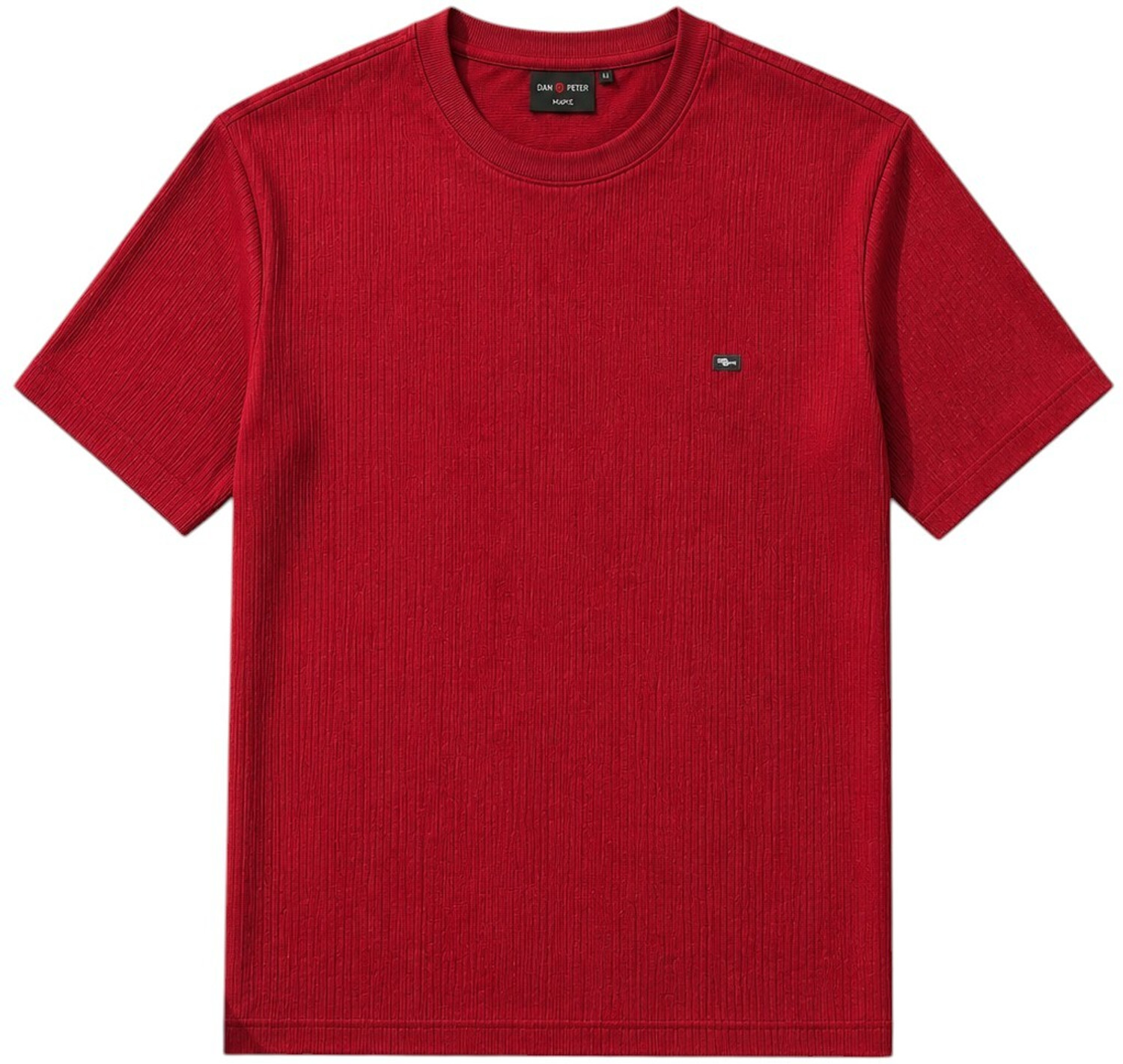 Image of Roadster Men Solid Round Neck Pure Cotton Green T-Shirt