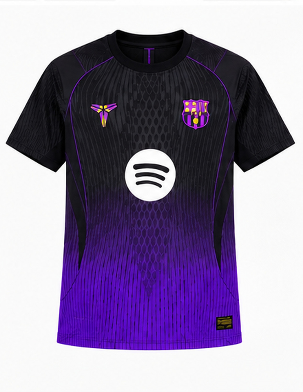 Sportcraft Men Black, Purple Graphic Print Round Neck T-Shirt - Image 1