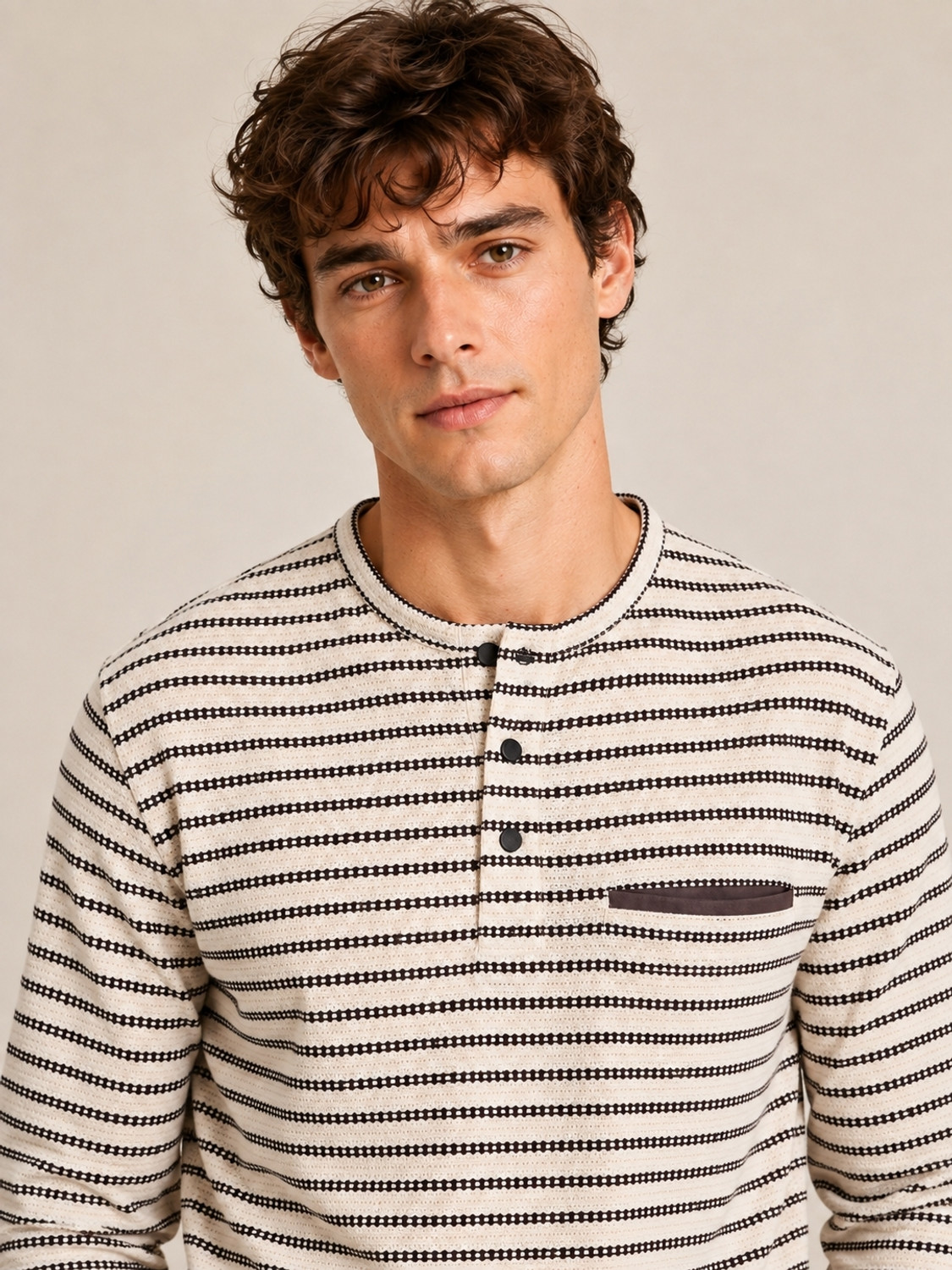 Image of Oneway Men Full Sleeve Solid Sweatshirt