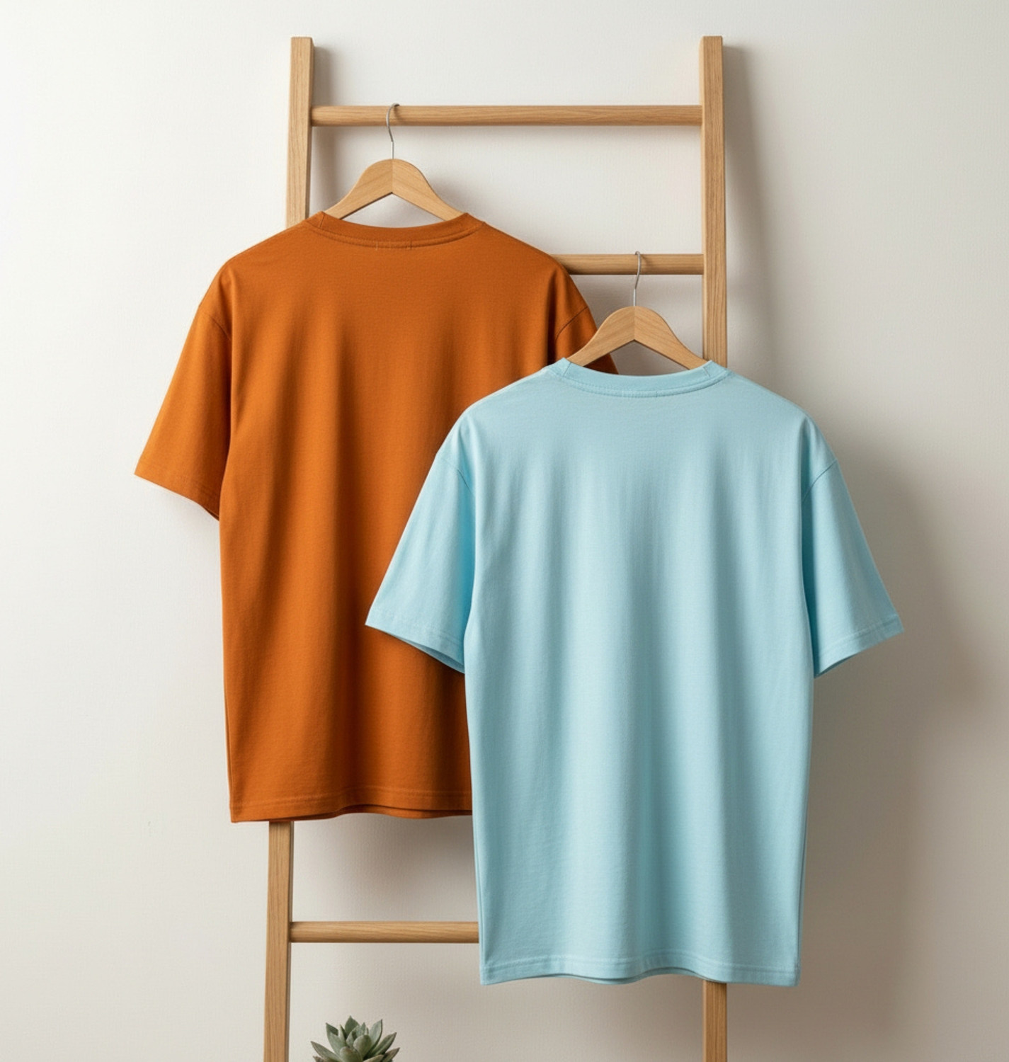 Image of FLYIND VOGUE OUTFIT Men Printed Round Neck Cotton Blend White, Brown T-Shirt