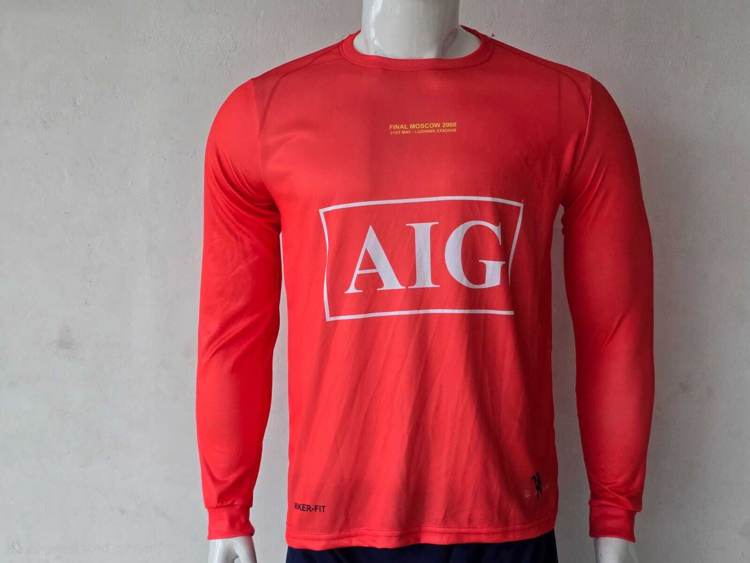 Jerseystore Men Red Polyester T-Shirt - Image 1