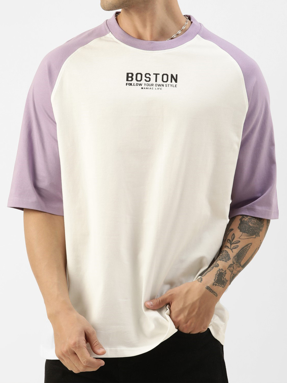 Image of Kyk Men Solid Round Neck Polyester White T-Shirt
