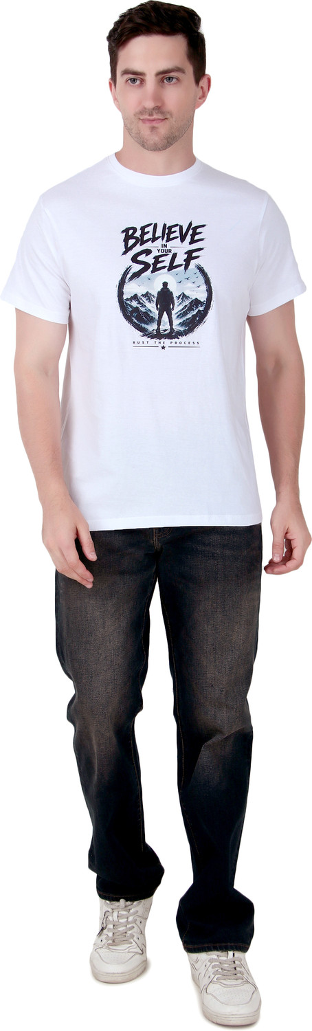 Image of TRIPR Men Solid Mandarin Collar Cotton Blend Pink, Black T-Shirt
