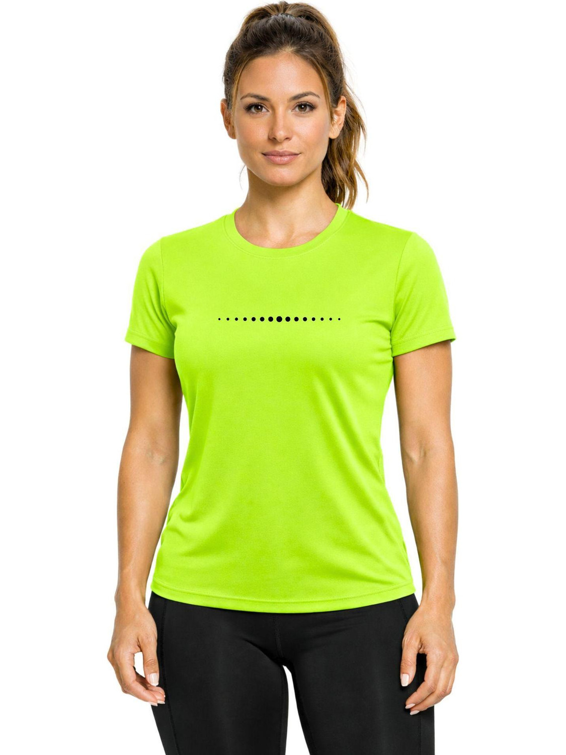 Image of KVETOO Women Printed Round Neck Polyester Multicolor T-Shirt