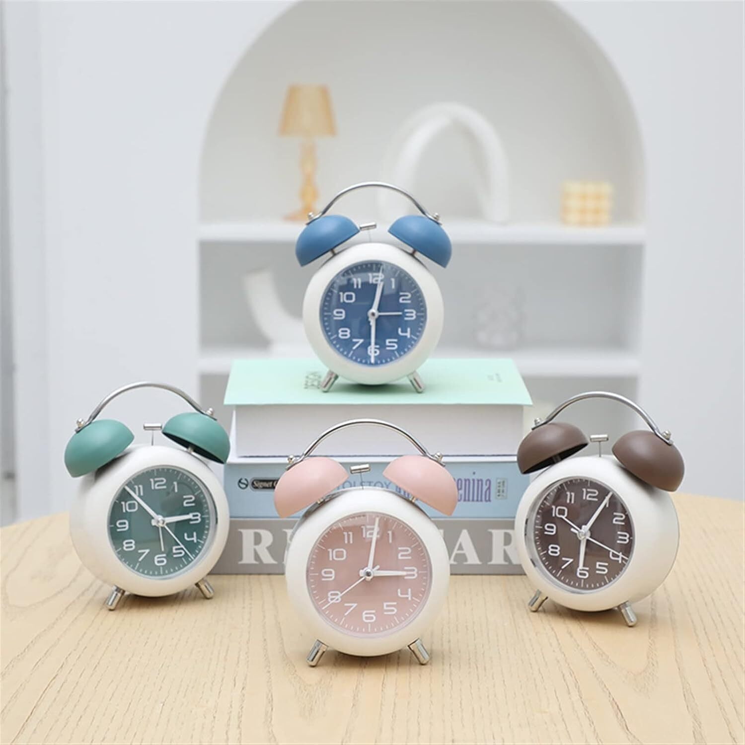 Image of Jiyancreation Digital Brown Clock