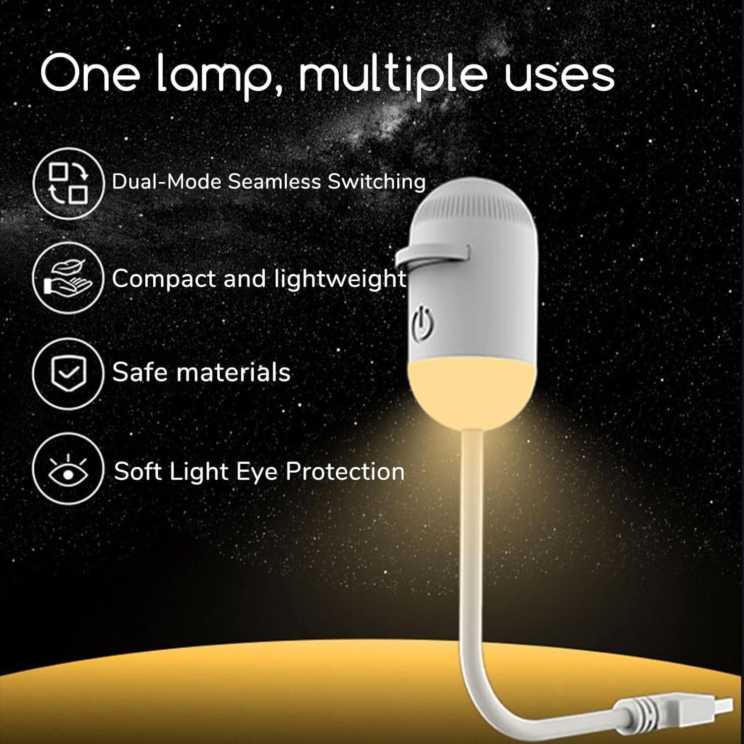Image of NITIMATTA ENTERPRISE Galaxy Projector Night Light, Auto USB Stars Space Starry Sky Projector FOR ROOF Night Lamp (22 cm, Black)