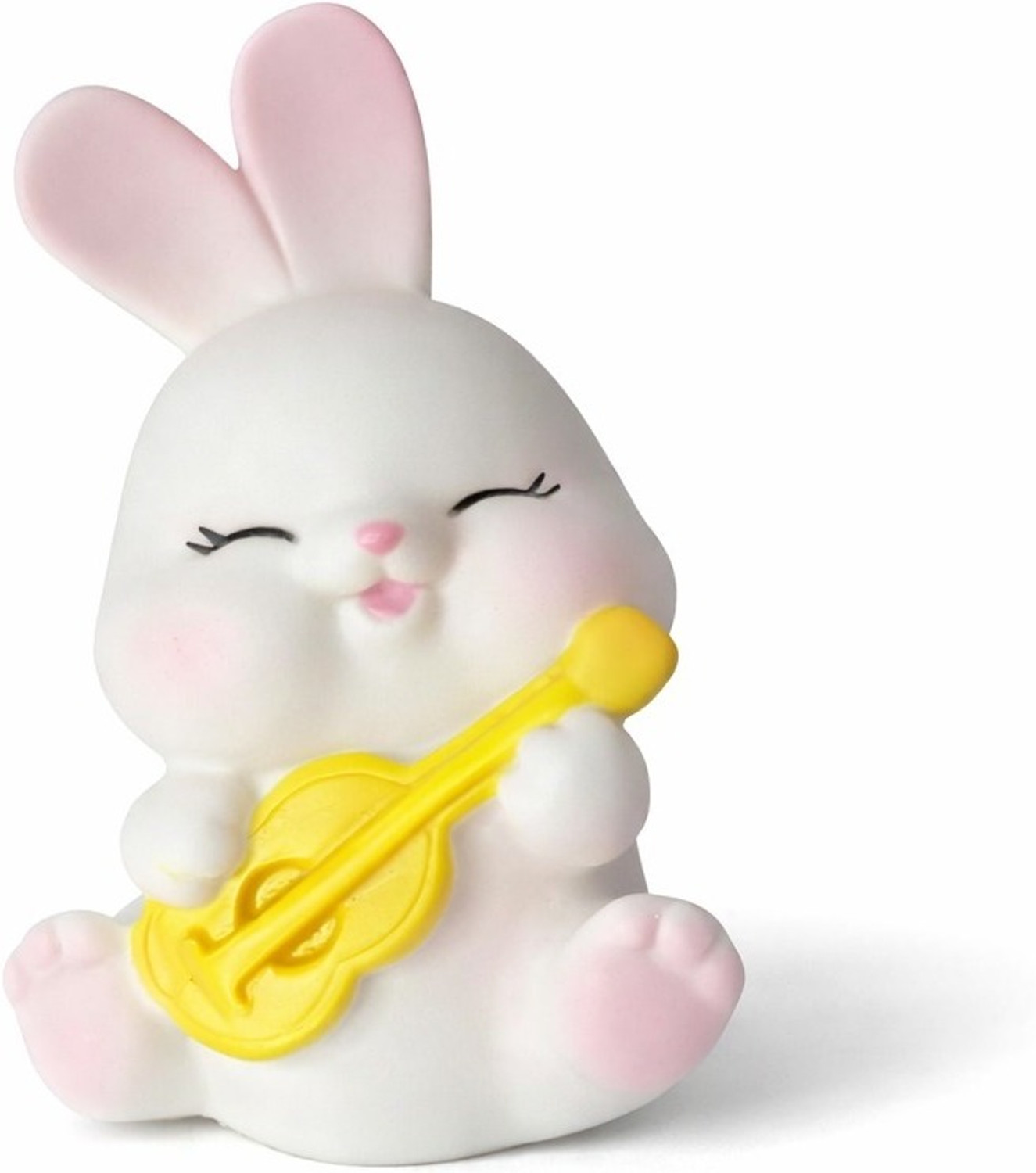 Image of Gridcart Cute Bunny Night Lamp Night Lamp (8 cm, White, Yellow, Pink)