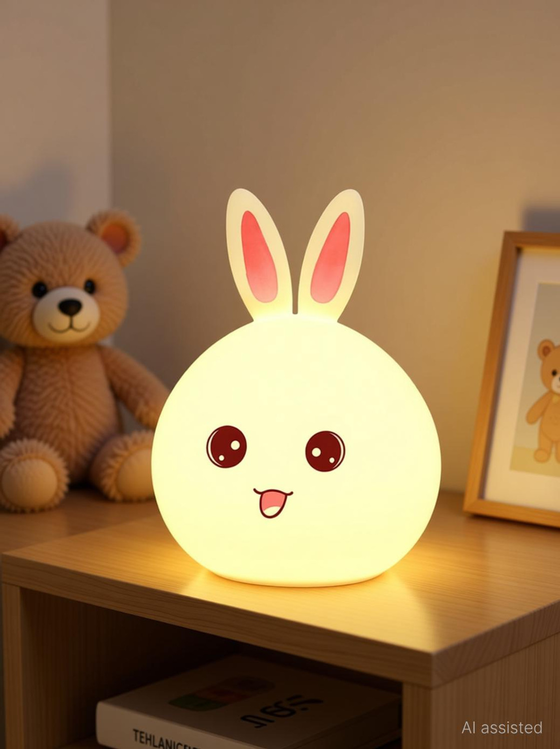 Image of Gift Me Bazar 3D Illusion Football Desk Table Lamp Real Madrid Night Lamp Table Lamp (16.4 cm, warm white)