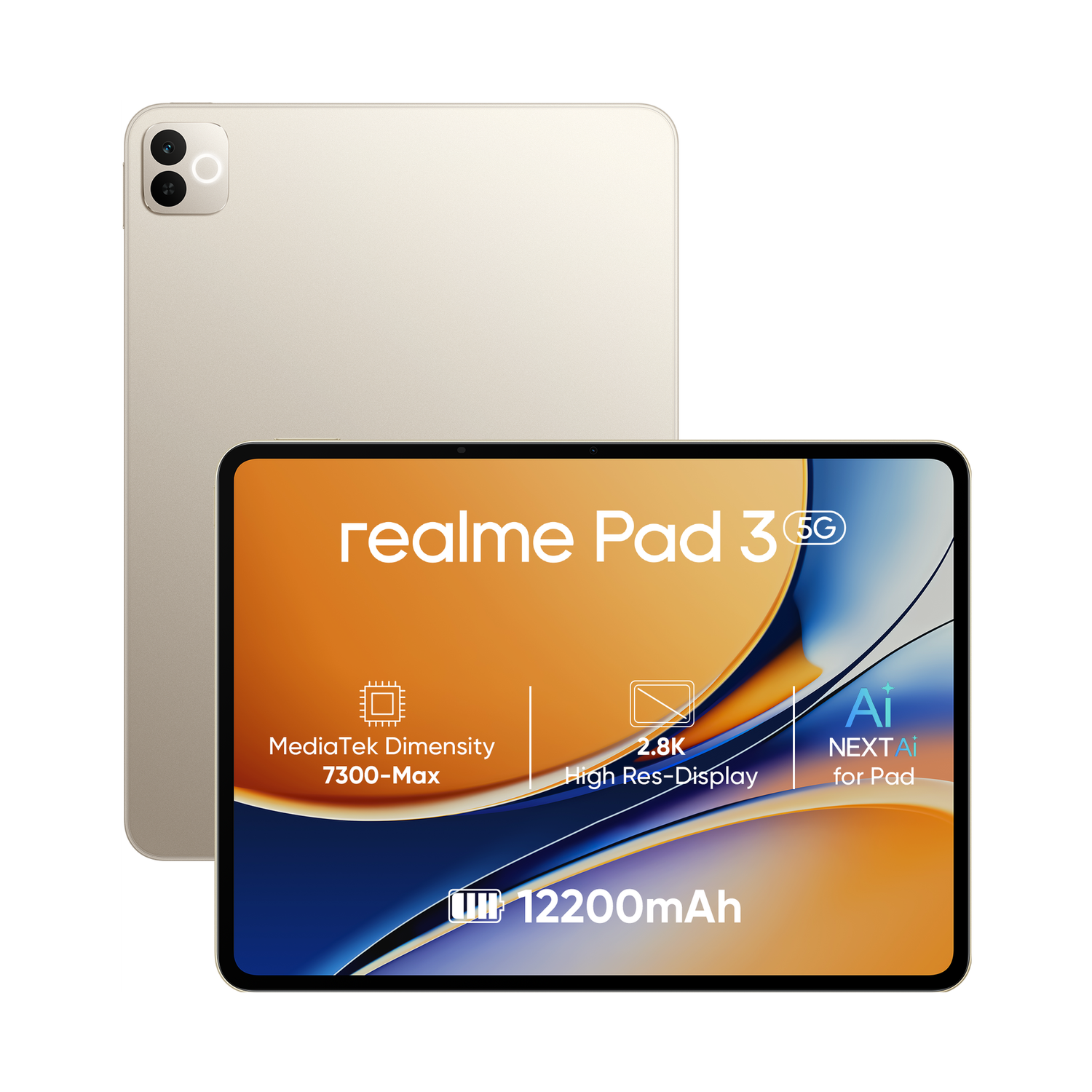 realme Pad 3 11.6 inch 8GB RAM 256GB ROM 5G Wi-Fi Tablet - Image 1