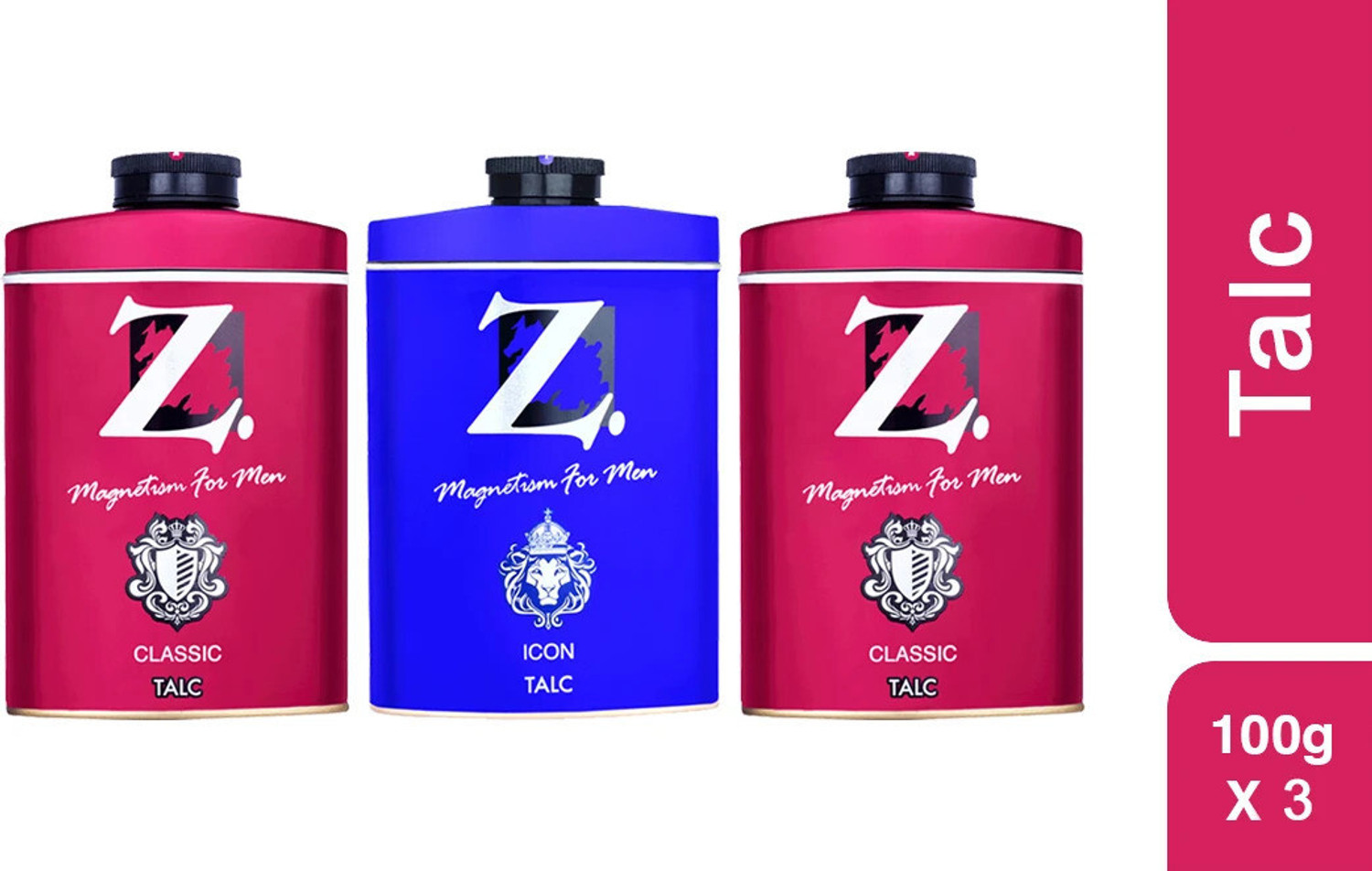 Image of Wild Stone Ultra Sensual and Hydra Energy Talcum Powder, 300g - Pack of 2 (2 x 300 g)