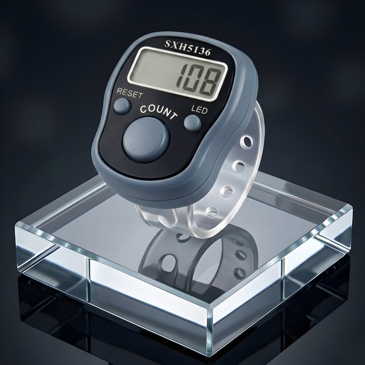Glemizy Digital Tally Counter (Grey, Pack of 1) - Image 1