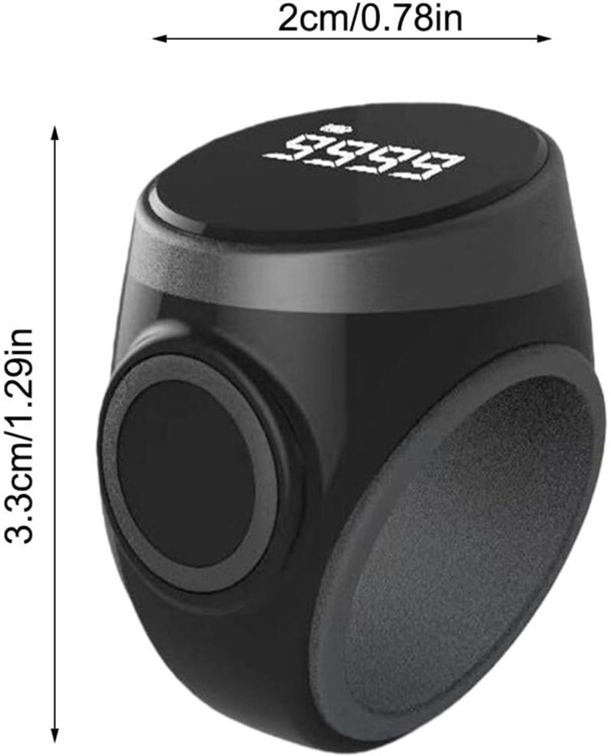 Image of TodayAndCo Smart Tasbih Zikr Rings Manual Electronic Visual Counter Touch Digital Display Digital Tally Counter (Black Pack of 1)