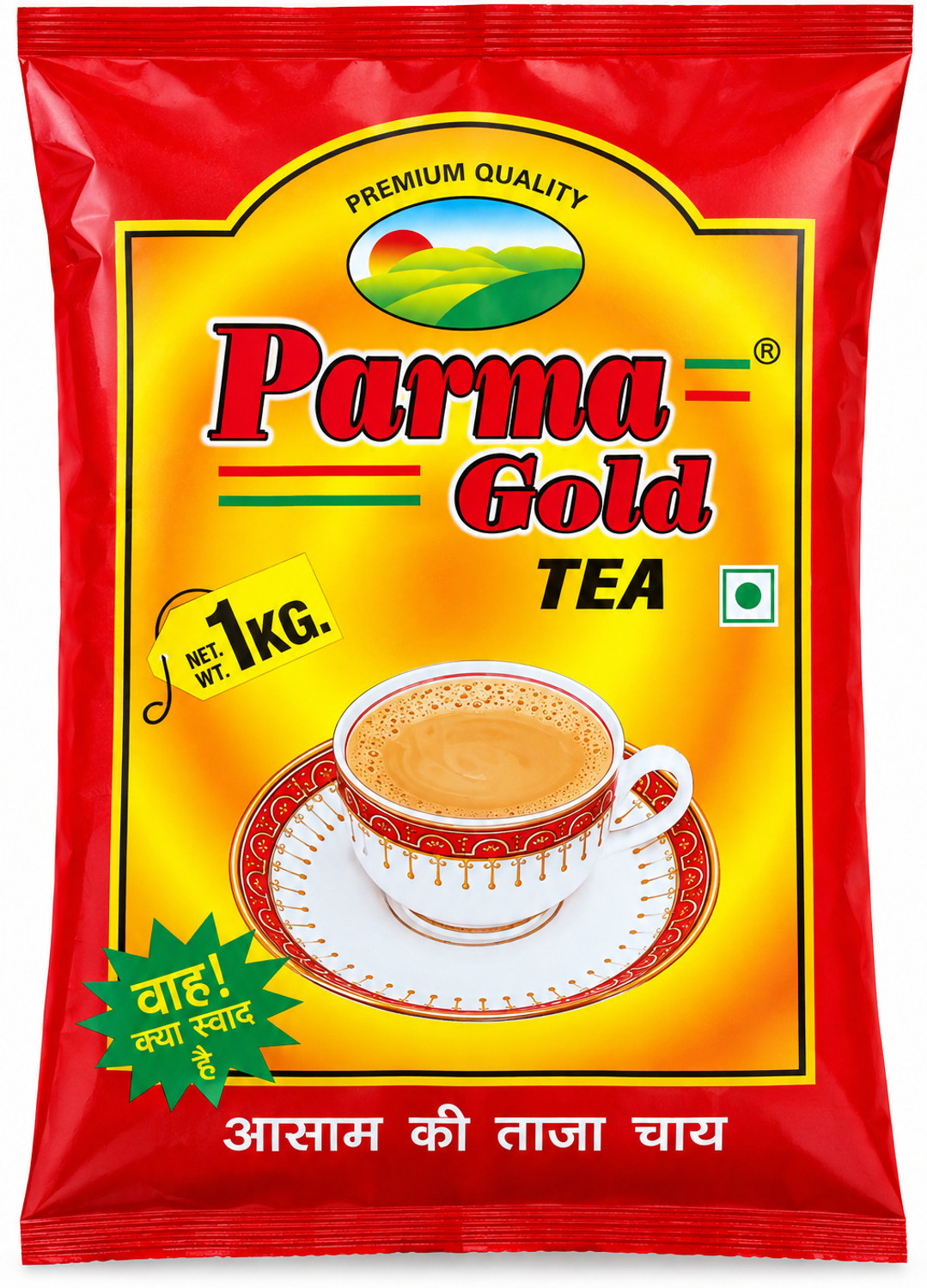 Image of Keegan Tea Extra Strong Premium CTC Blended Tea ( 15% Long Leaf Mix ) Kadak Chai Patti (500gm) Black Tea Pouch (500 g)