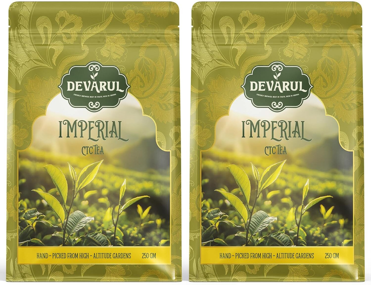 Image of Golden Tips Exotic Kesar Elaichi Unflavoured Black Tea Pouch (100 g)