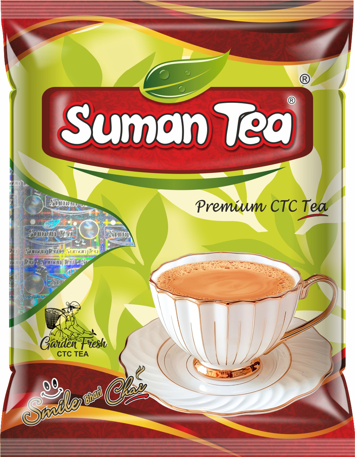 Image of G.M.'S TULSI TEA Special Fannings 1kg|Authentic Assam Tea|Fine Fannings Blend|25+ Years of Trust Unflavoured Black Tea Pouch (250 g)