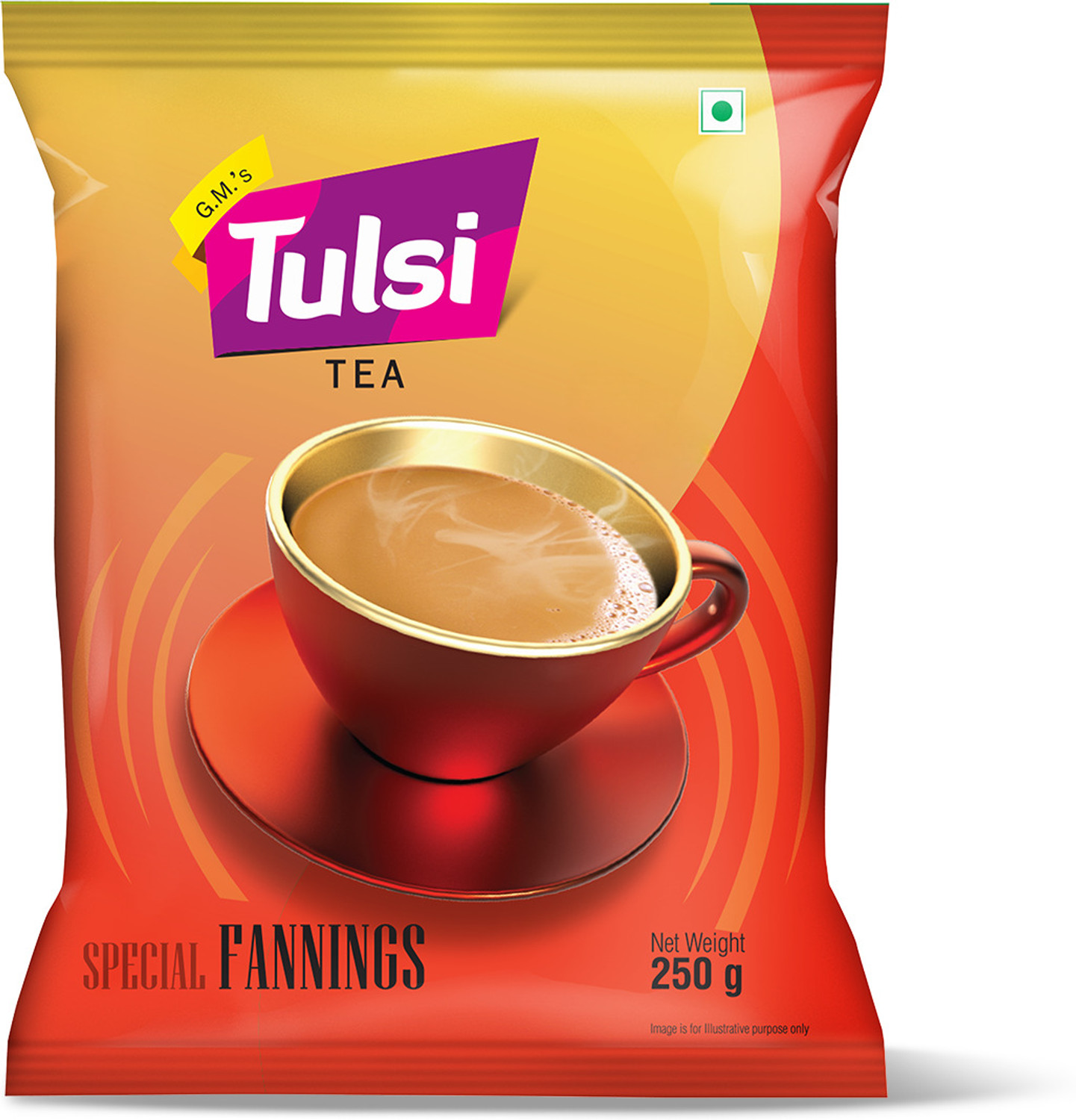 Image of G.M.'S TULSI TEA Special Fannings 1kg|Authentic Assam Tea|Fine Fannings Blend|25+ Years of Trust Unflavoured Black Tea Pouch (250 g)
