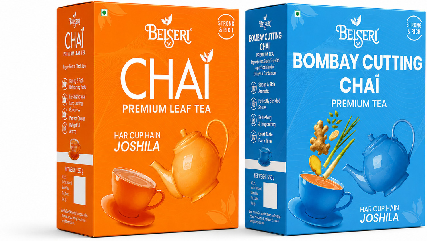 Image of Red Label Natural Care 250 Gram Pack Of 2 / / Tea Box (2 x 250 g)