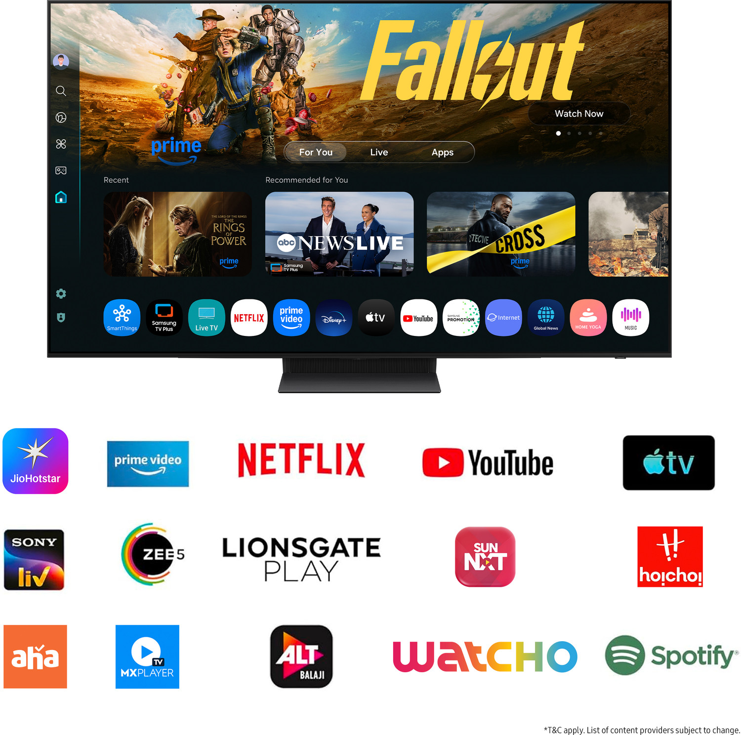 Image of Samsung 194 cm (77 inch) OLED Ultra HD (4K) Smart Tizen TV (QA77S90FAELXL)
