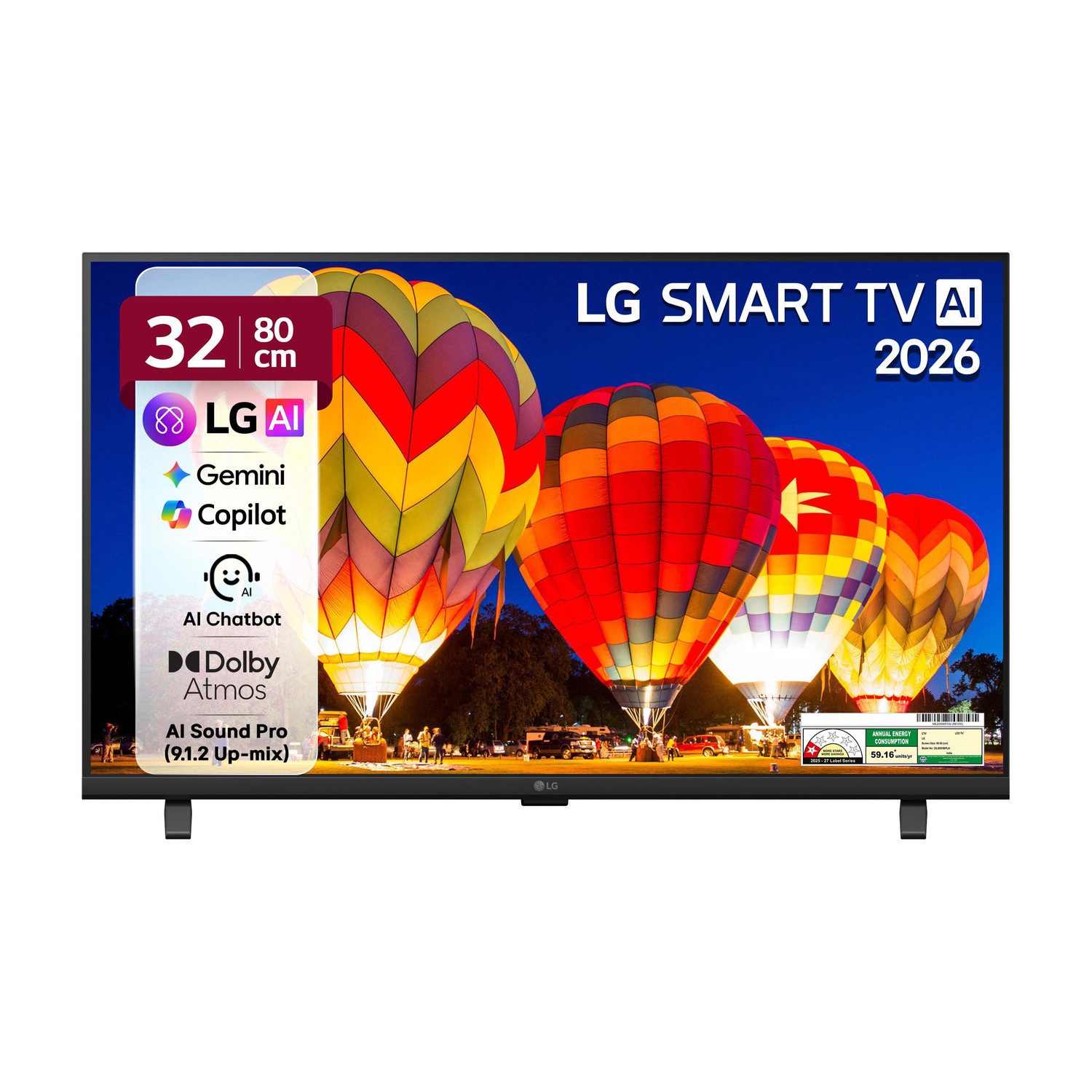 LG AI LB65 80 cm Full HD LED Smart TV 2026 Edition - Image 1