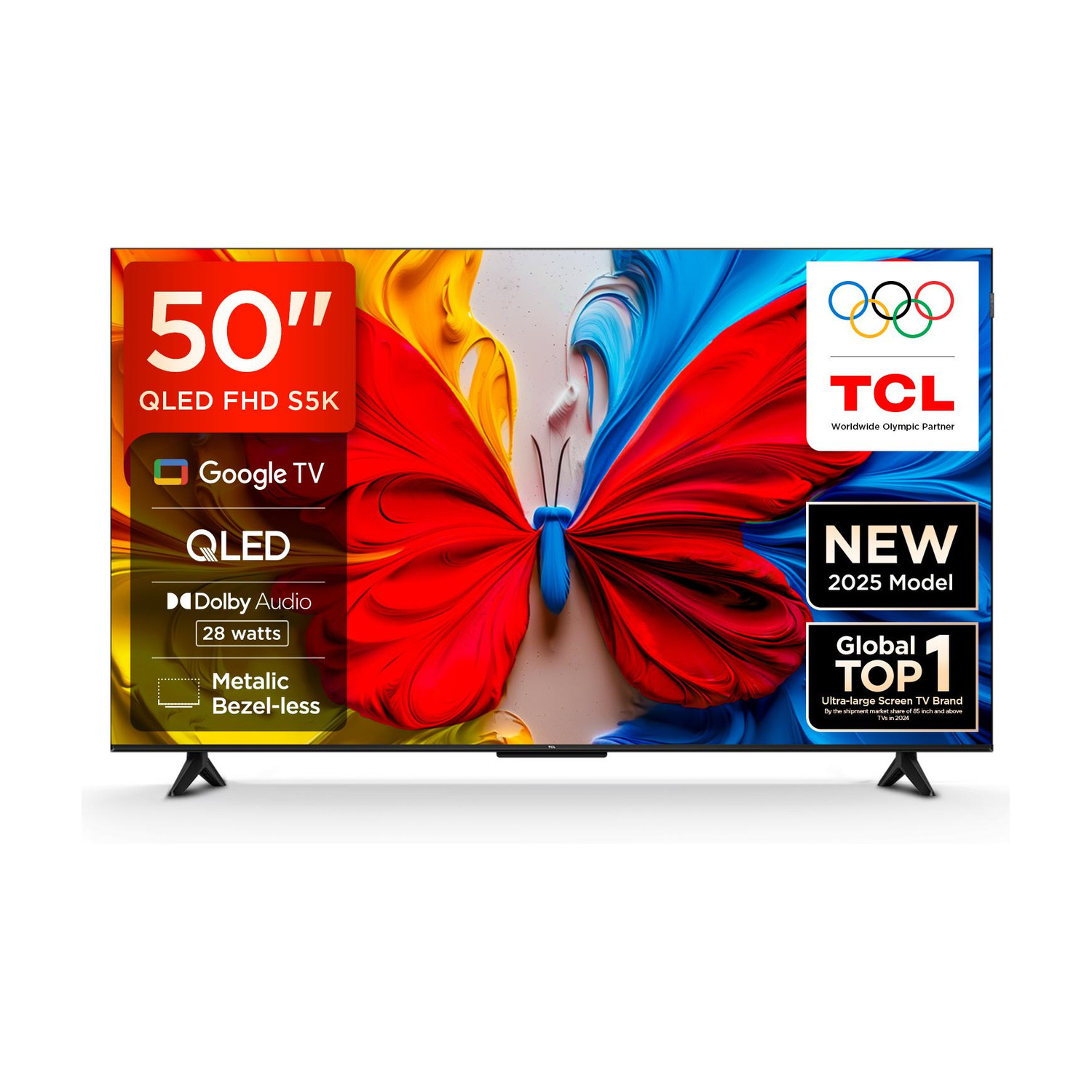 TCL S5K 50 inch QLED Full HD Google TV - Image 1