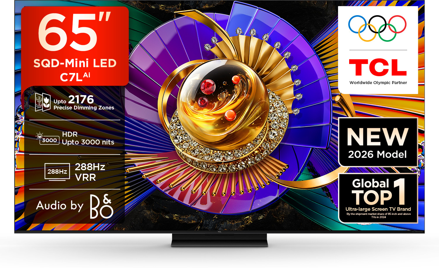 TCL C7L 65 inch 4K Mini LED Smart Google TV - Image 1