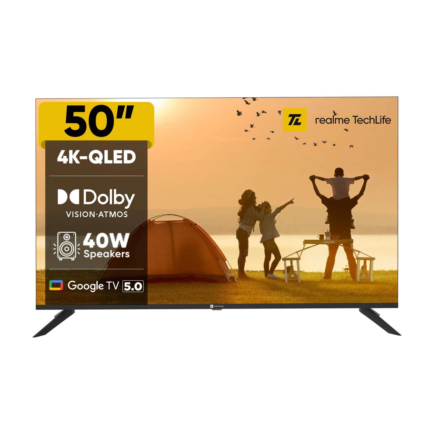 Image of Acer V Series 108 cm (43 inch) QLED Ultra HD (4K) Smart Google TV with Dolby Vision-Atmos, MEMC, HDMI2.1 (AR43GR2851VQD)