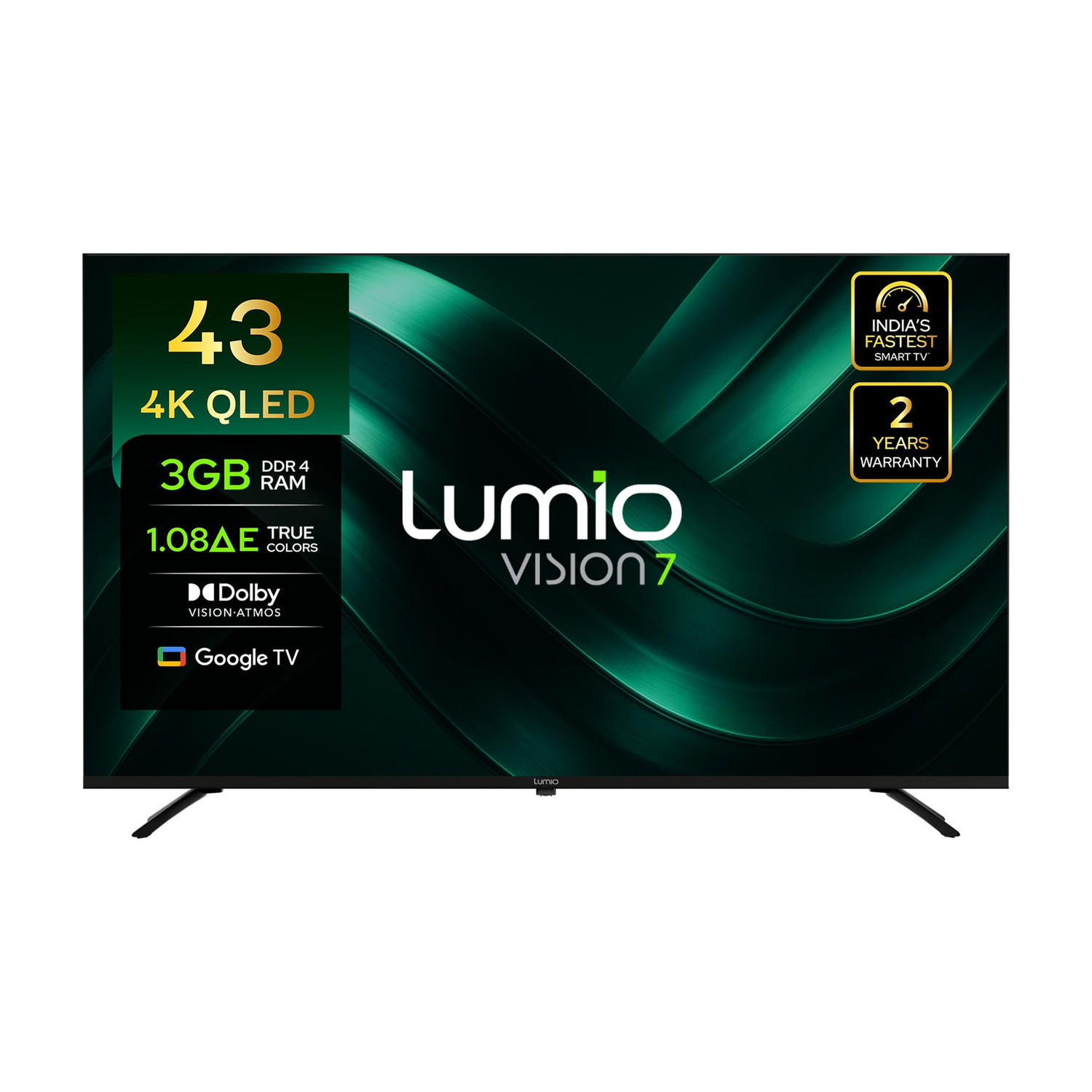 Lumio Vision 7 109 cm 4K QLED Smart TV - Image 6