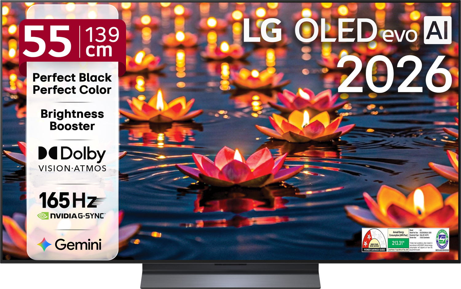 LG 139 cm (55 inch) OLED Ultra HD (4K) Smart WebOS TV 2026 Edition (OLED55C6PLA) - Image 1