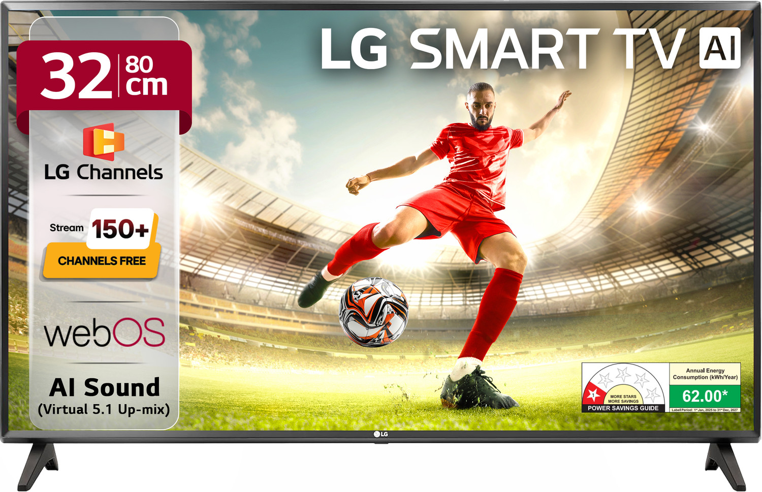 Image of LG AI TV UA82506LA 108 cm (43 inch) Ultra HD (4K) LED Smart WebOS TV 2025 Edition with Alpha7th AI Processor 4K Gen8 | 4K Super Upscaling | AI Picture Pro | 4K Expression Enhancer | NEW AI Magic Remote Compatible | AI Search with MS Copilot | AI Sound Pro (9.1.2 ch) | Dolby Atmos | Chromecast Built-in (43UA82506LA)