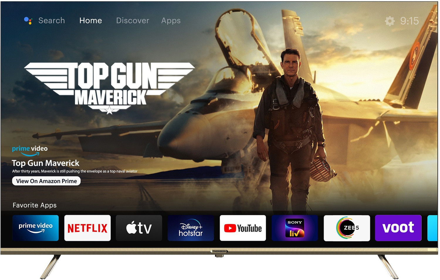 Thomson OATHPRO Max 108 cm (43 inch) Ultra HD (4K) LED Smart Android TV with Dolby MS12 & 40W Speakers