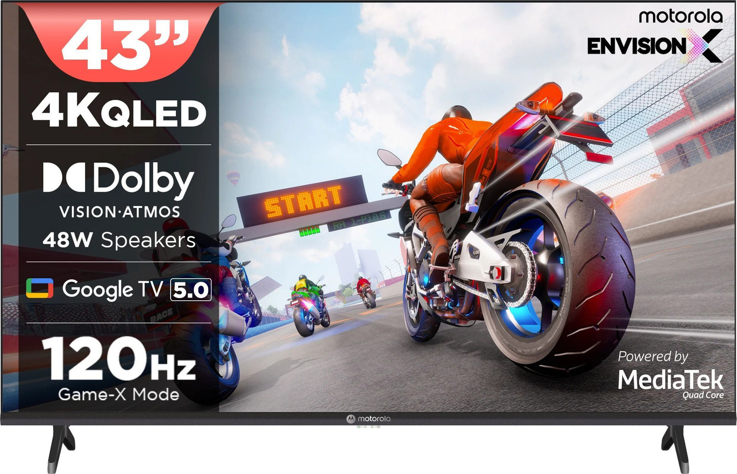 Image of Hisense Q6Q 108 cm (43 inch) QLED Ultra HD (4K) Smart VIDAA TV 2025 Edition with 120HZ |Dolby Vision & Atmos |Voice Control |Smooth Motion Rate (43Q6Q)