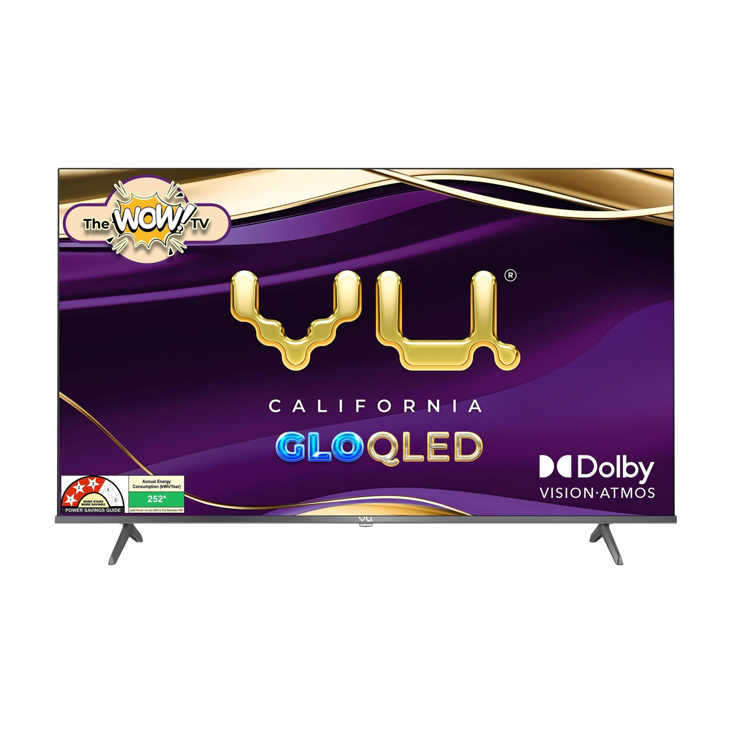 Vu GloQLED 164 cm (65 inch) QLED Ultra HD (4K) Smart Google TV