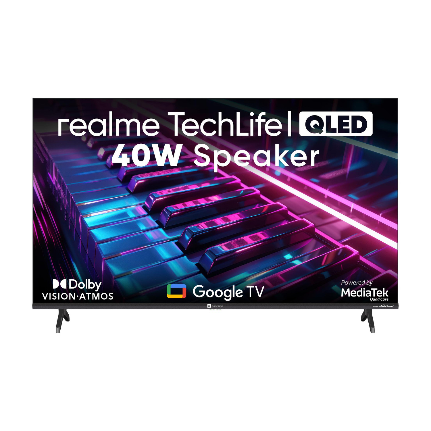 realme TechLife CineSonic Q 109 cm (43 inch) QLED Ultra HD (4K) Smart Google TV