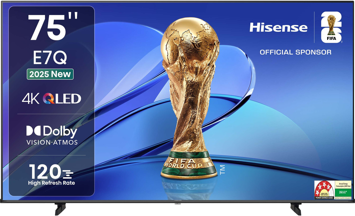 Image of Hisense Q6Q 164 cm (65 inch) QLED Ultra HD (4K) Smart VIDAA TV 2025 Edition with Dolby Vision Atmos Far Field Voice Control Smooth Motion Rate (65Q6Q)