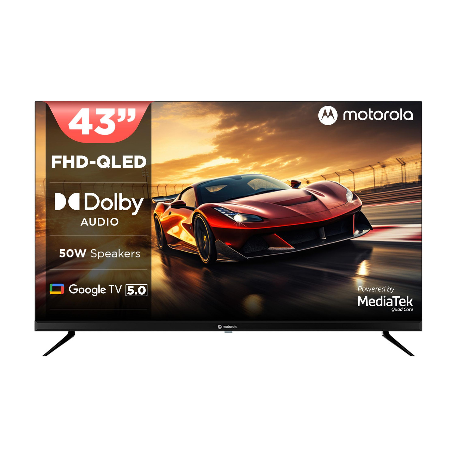 Motorola 43 inch QLED Full HD Smart Google TV 2026 - Image 1