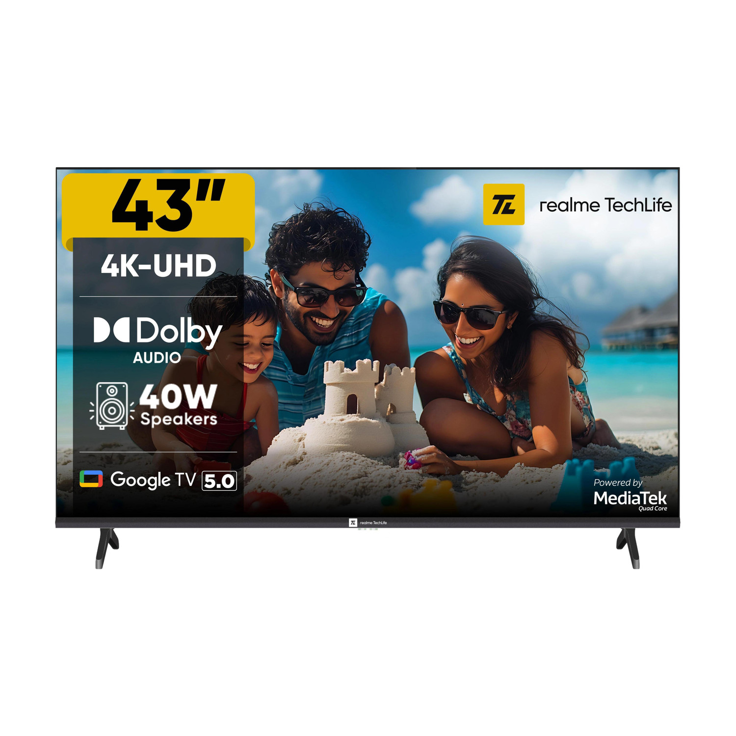 realme TechLife 43 inch 4K Smart Google TV - Image 1