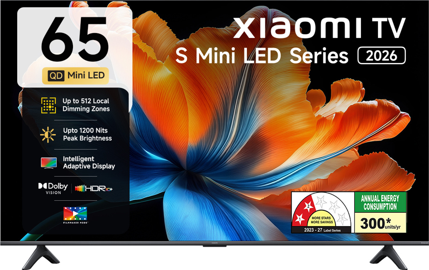 Xiaomi 165 cm (65 inches) 4K UHD Smart Quantum MagiQ S Mini LED Google TV L65MC-IN