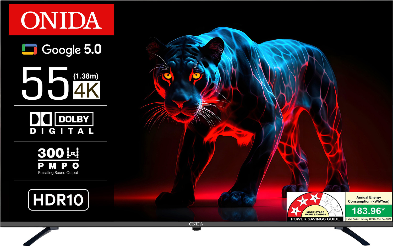 Image of Panasonic PX 139 cm (55 inch) Ultra HD (4K) LED Smart Google TV 2025 Edition with Bezel-less (TH-55PX800DX)