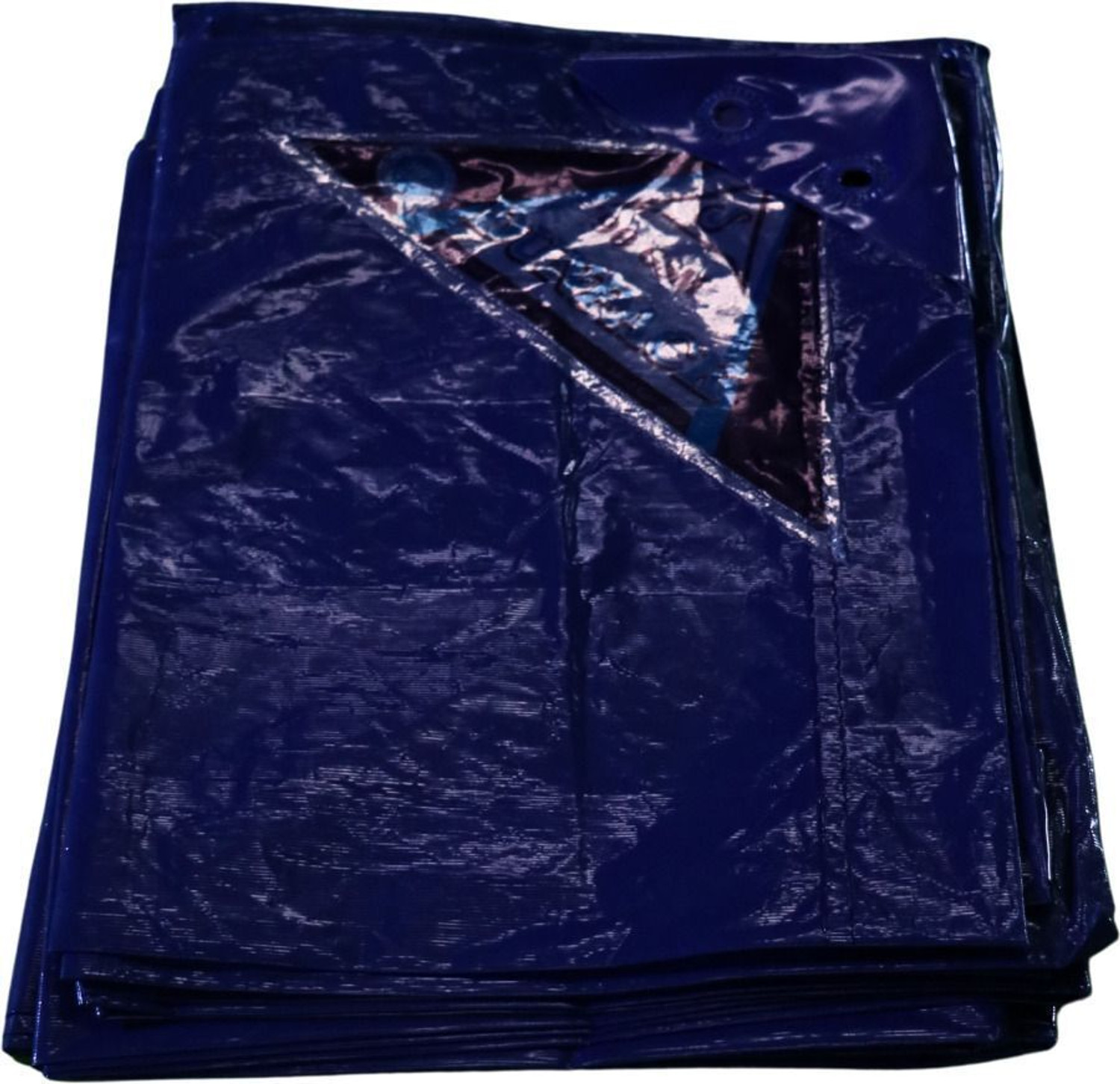 Image of Dunpack Multilayer Waterproof Tarpaulin Sheet for Outdoor Use | 40-18FT 150 GSM Tent - For Construction, Agriculture, Industry, Roofing, Camping, Gardens, Transport. (Blue)