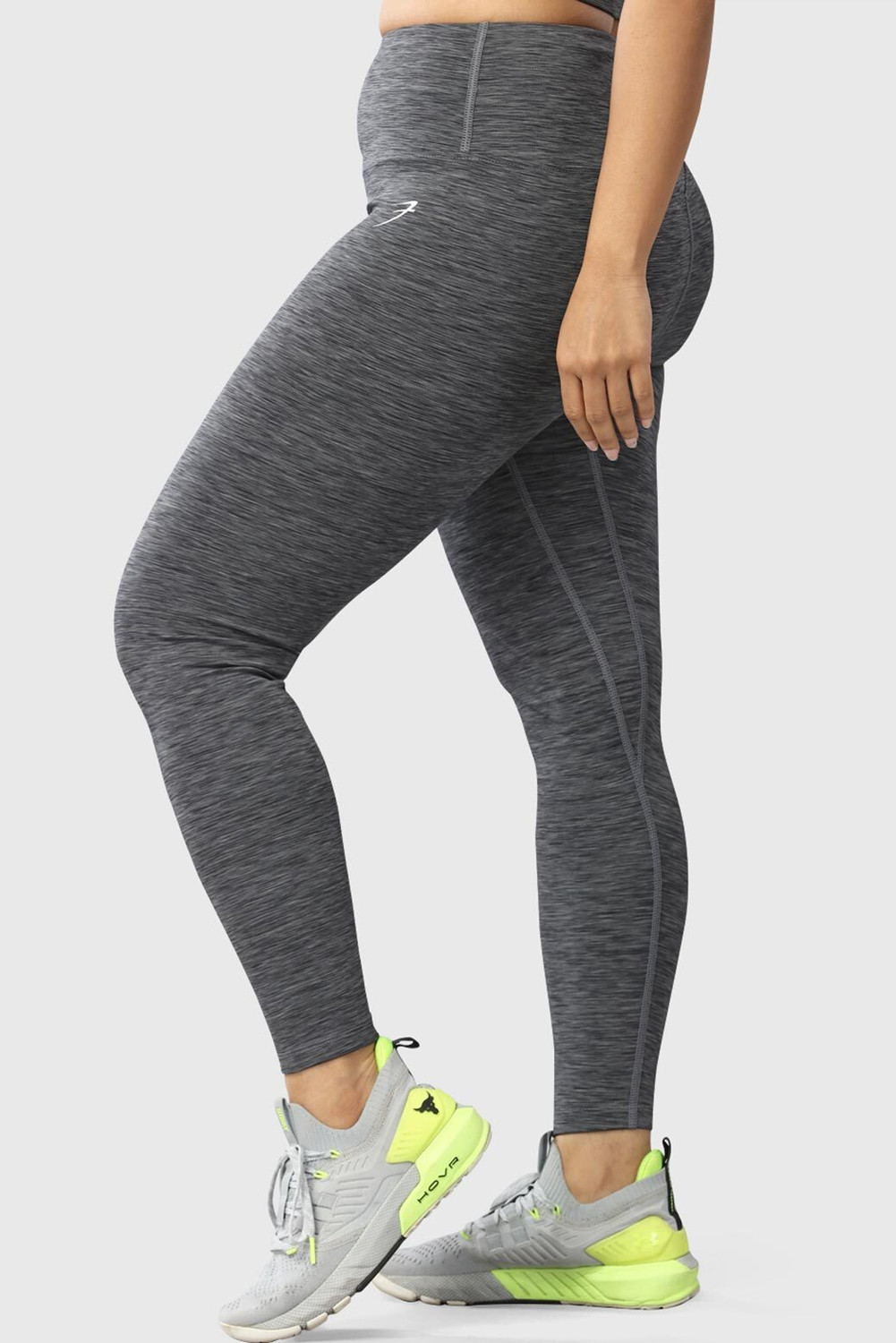 Image of FuaarK Self Design Women Grey Tights