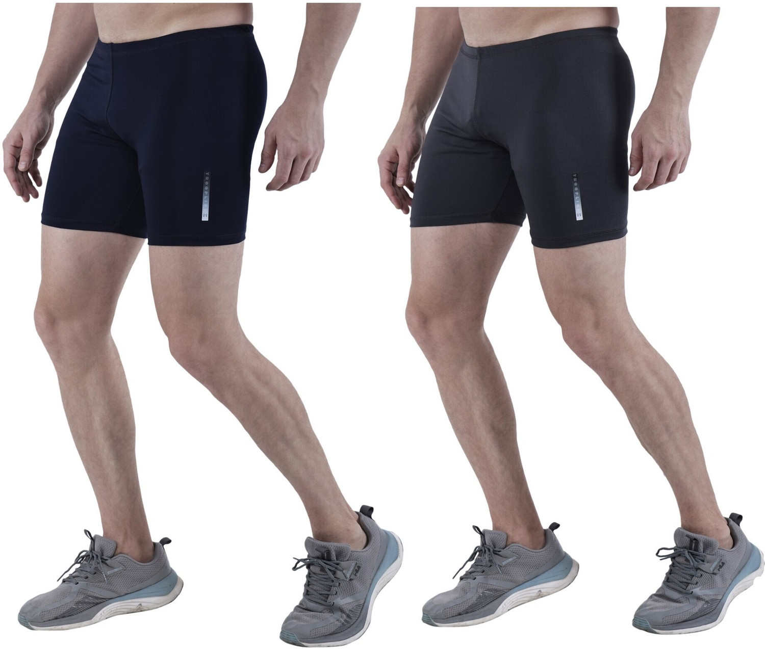 Image of TroopLine Solid Men Black Tights