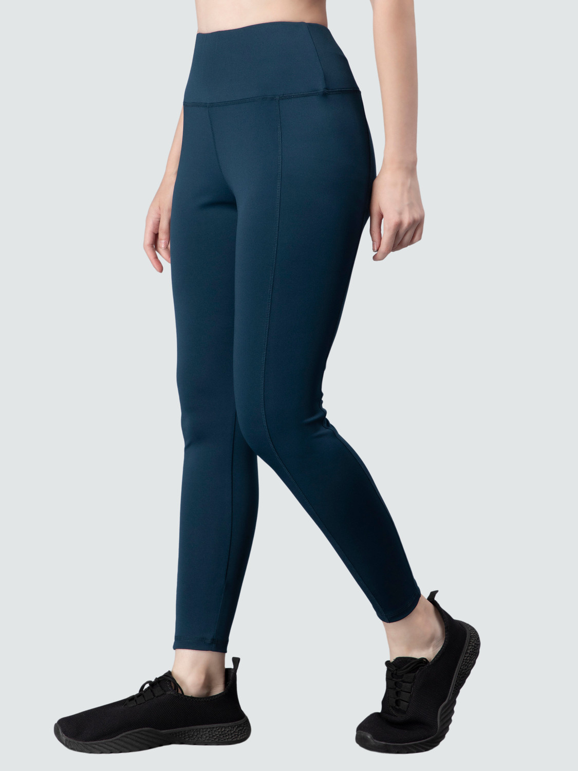 Image of PUMA Solid Women Blue Tights